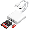 Lecteur SD Double Port USB-C & Lightning iPhone – CLEVI Paris