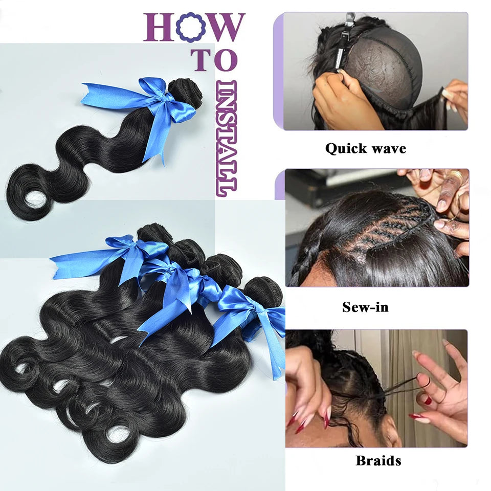 Bundles Body Wave, cheveux humains – CLEVI Paris