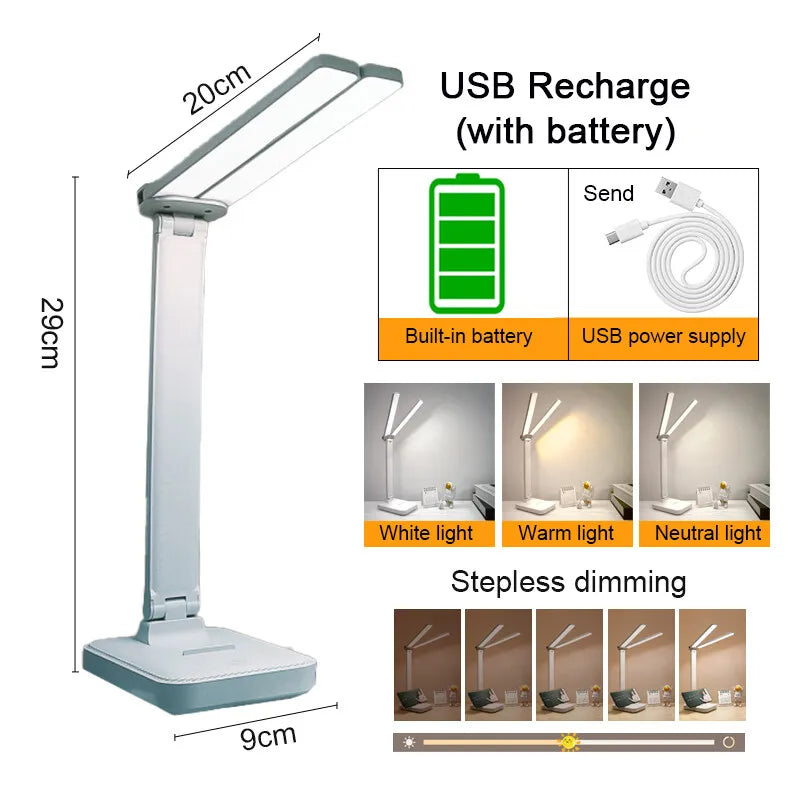 Lampe de Bureau LED Pliable — CLEVI Paris