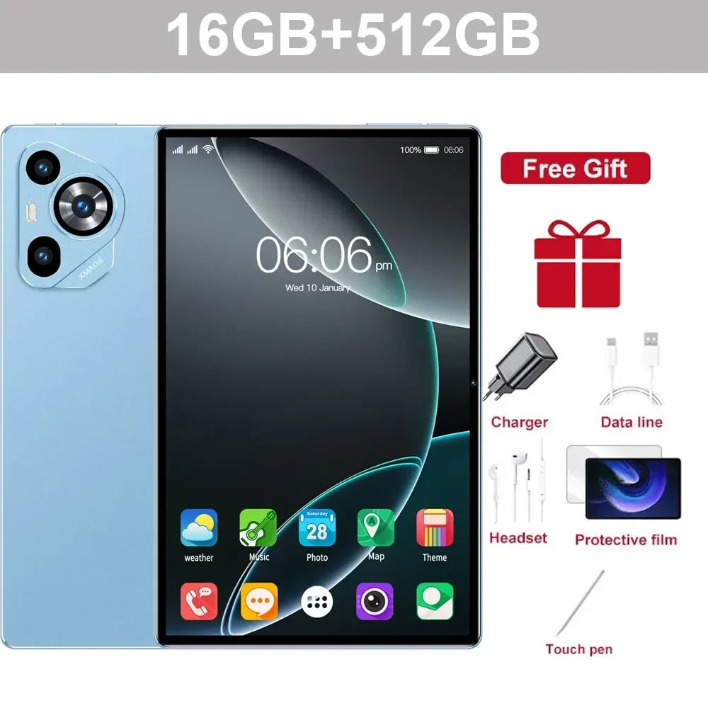 Tablette Android 11" Snapdragon 8 Gen3 20000mAh 5G 2560x1600 48MP Clavier Stylet – CLEVI Paris