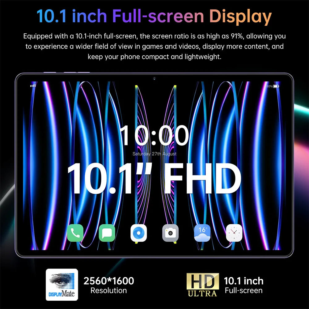 CHOTOG Pad 16 Pro Tablette Android 15 5G 10,1" – CLEVI Paris