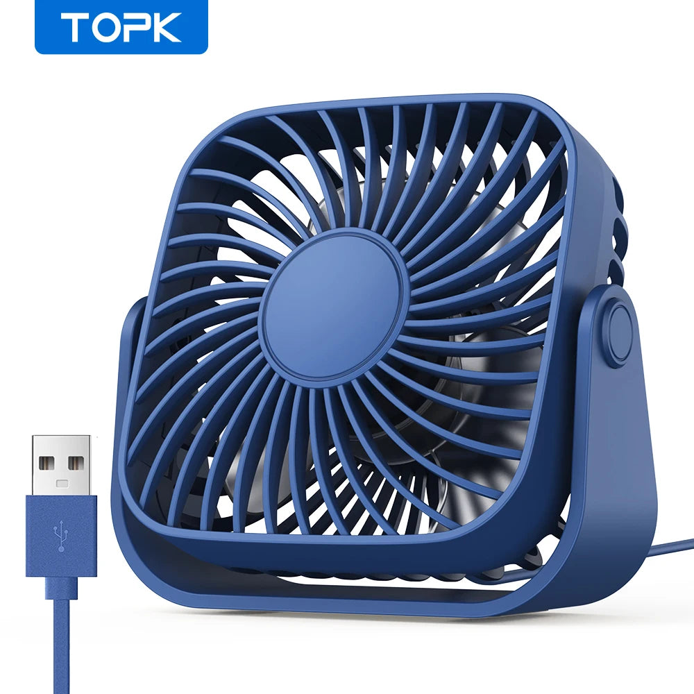 Mini ventilateur de bureau USB TOPK K52 – CLEVI Paris