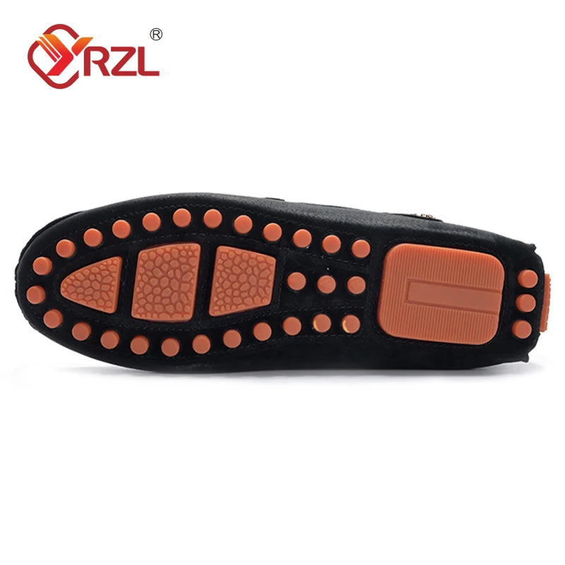 Mocassins Homme Daim Slip-On Décor Métallique Grande Taille | 4 Coloris, Tailles 37-48 – CLEVI Paris