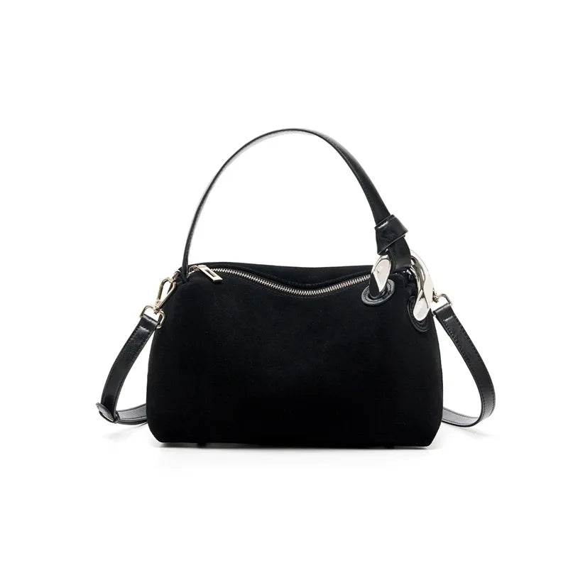 Sac à Main Femme Cuir Nubuck Bandoulière – CLEVI Paris