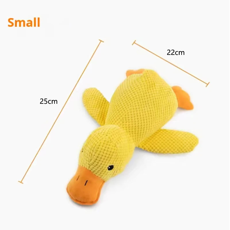 Peluche Canard Jouet pour Chien | Polaire, Couinant, Anti-Ennui – CLEVI Paris