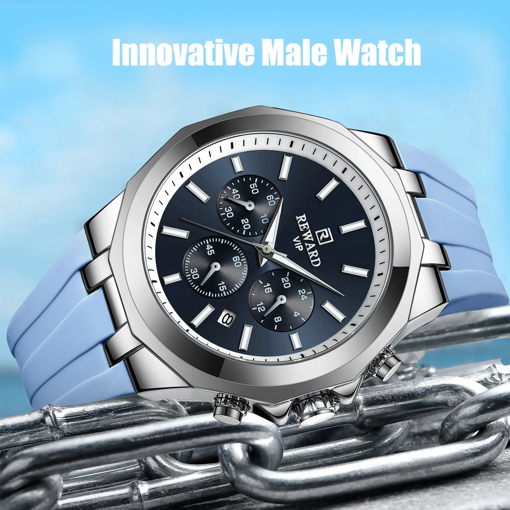 Montre Militaire Quartz Chronographe REWARD Homme – CLEVI Paris