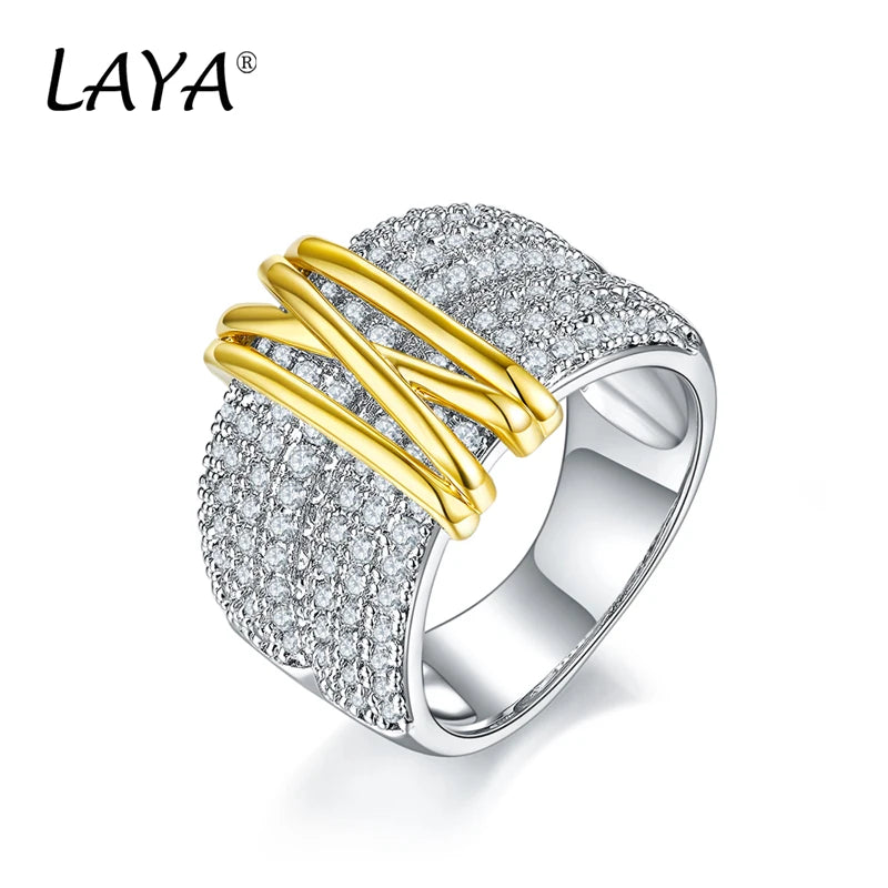 Bague Argent 925 Zircon Multi-Rangs – CLEVI Paris