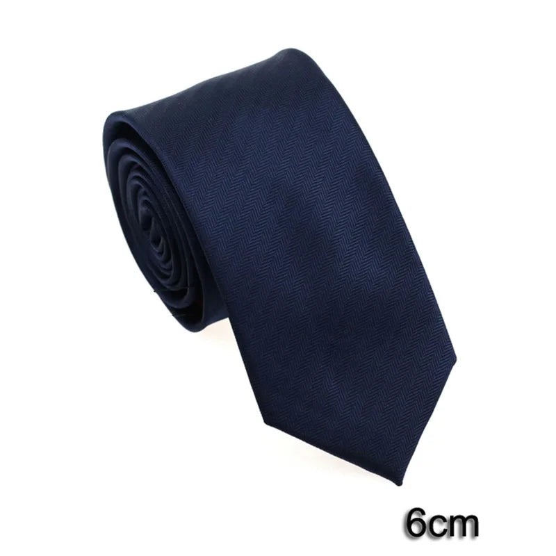 Cravate unisexe unie 6 à 8 cm – CLEVI Paris