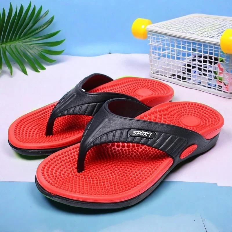 Sandales EVA Légères Homme – Semelle Massage Slip-On Plage Extérieur 7 Coloris Pointures 40–47 – CLEVI Paris