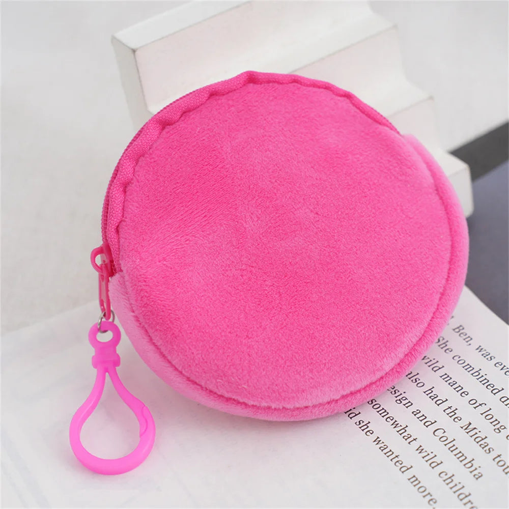 Porte-Monnaie Peluche Rond Kawaii — CLEVI Paris