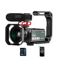 Caméscope Ordro AX10 4K 30MP – Zoom 30x, Vision Nocturne IR, WiFi, Écran Tactile 3,5", Vlogging YouTube, Kit Complet – CLEVI Paris