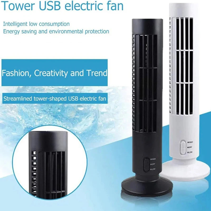 Mini ventilateur tour de bureau USB – CLEVI Paris
