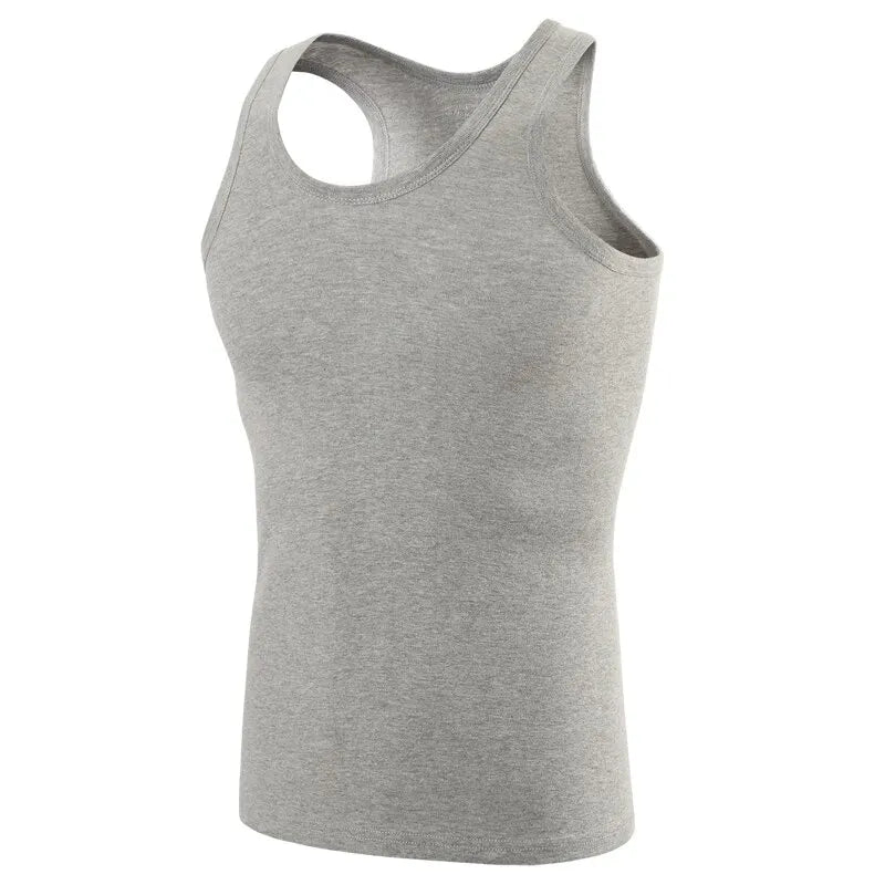 Débardeur Homme 100% Coton Slim Fit – Sport & Fitness, Sans Manches, Lot 1/3/5 Pièces