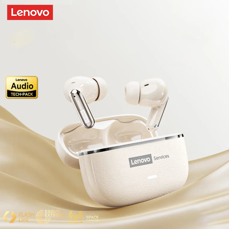 Lenovo LE208 Écouteurs TWS Bluetooth 6.0 ENC 36h Faible Latence 38ms – CLEVI Paris