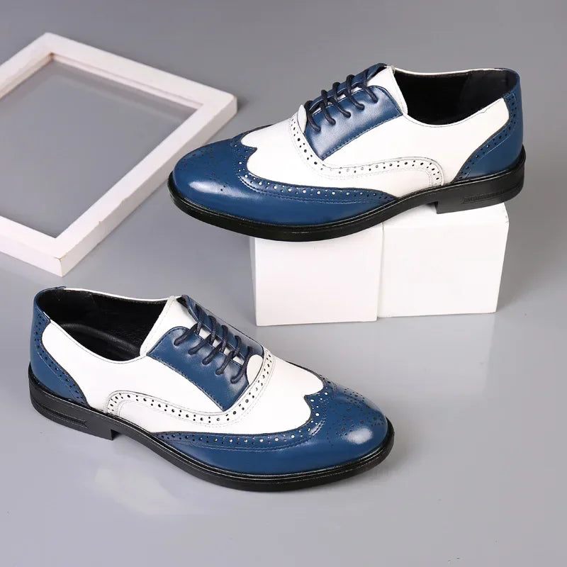 Oxford Homme Bout Rond Lacets Business & Mariage Grande Taille – CLEVI Paris