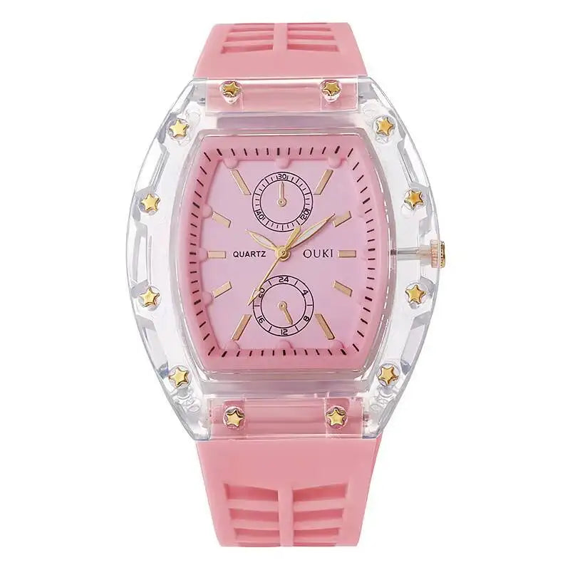 Montre Femme Quartz V248 Bracelet Silicone Boîtier Alliage 38mm Casual Fashion 6 Coloris – CLEVI Paris