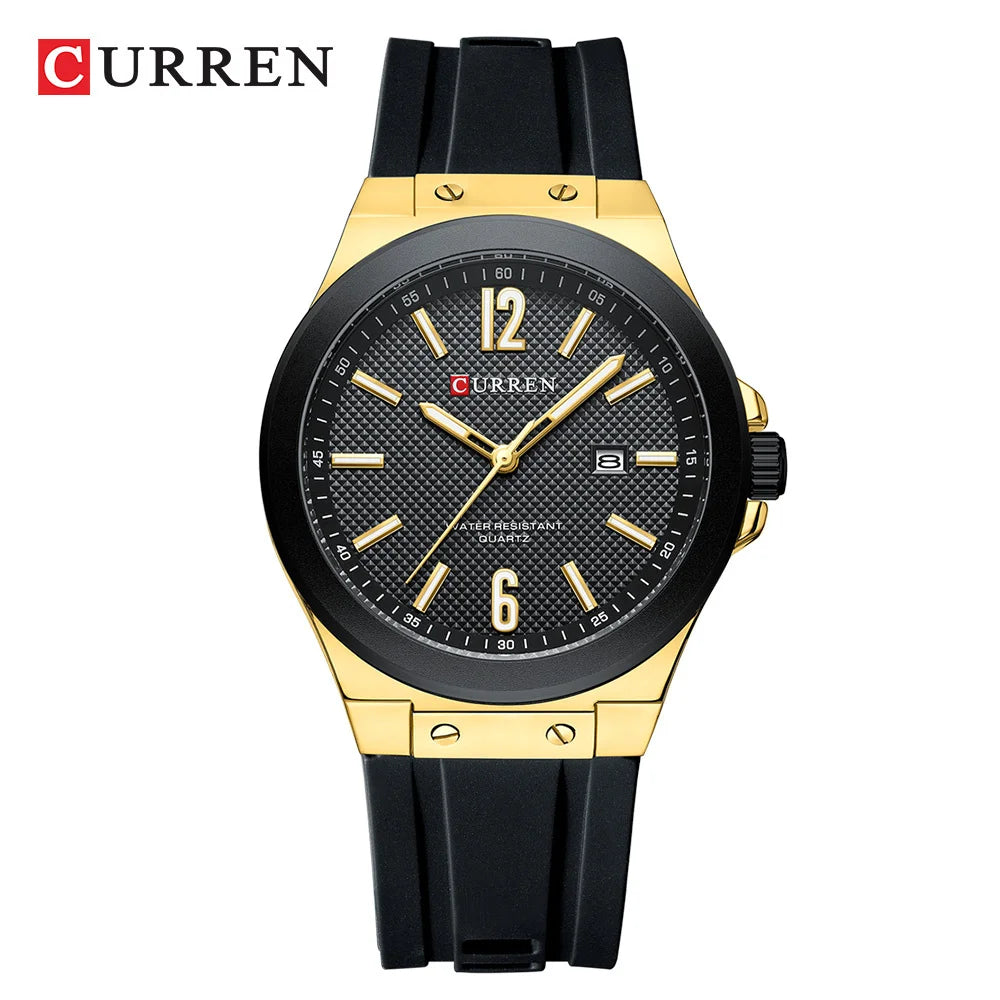 Montre Chronographe Homme CURREN 8442 – Bracelet Silicone Sport
