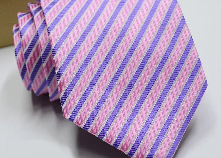 Cravate homme motifs variés 7–8 cm – CLEVI Paris