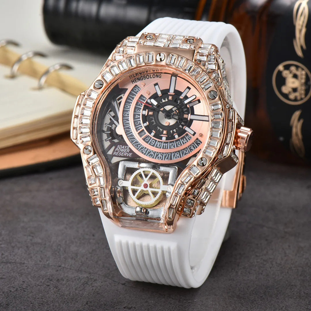 STARPERISH W01 Montre Homme Automatique Japonais Acier Inox Verre Hardlex Lumineux 3 ATM 21 Coloris – CLEVI Paris
