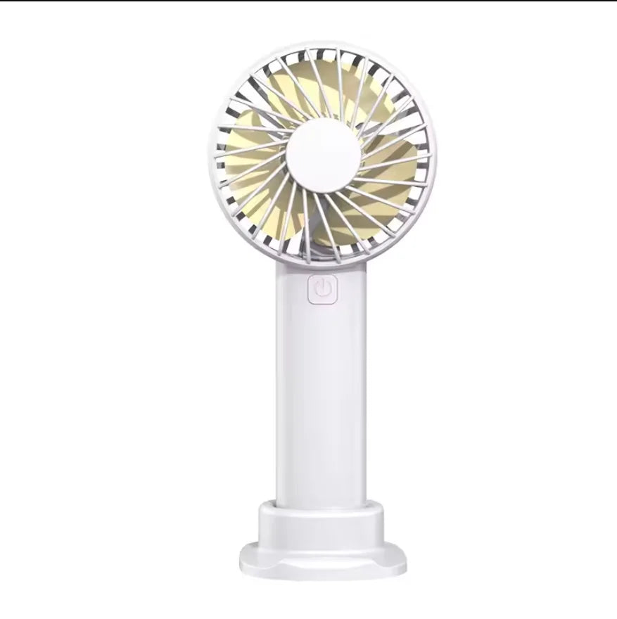 Mini Ventilateur USB Rechargeable avec Support Téléphone — CLEVI Paris