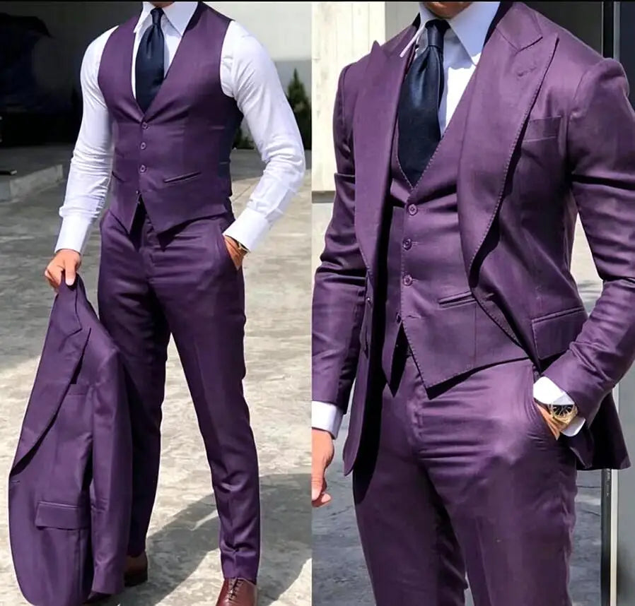 Costume homme 3 pièces pour mariage – CLEVI Paris