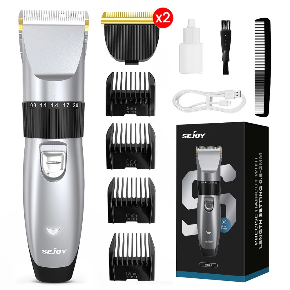 Tondeuse cheveux & barbe rechargeable – CLEVI Paris