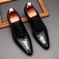 Oxford Cuir Véritable Bout Pointu Lacets Homme Noir & Marron – Tailles 35-46 – CLEVI Paris