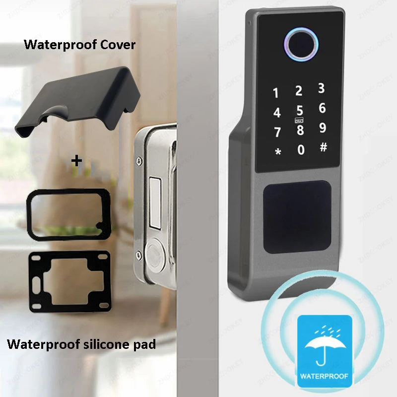 Serrure Extérieure Connectée ZhdCookey G23 Empreinte Digitale IP66 Tuya WiFi – CLEVI Paris