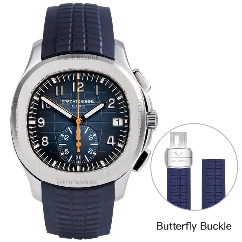 Montre Quartz Chronographe Homme Specht & Söhne SP0006 – Acier 316L Étanche 5ATM