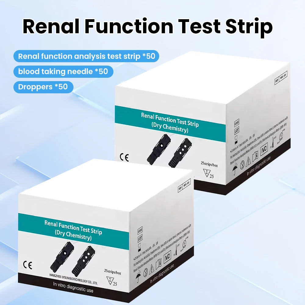 Analyseur Fonction Rénale 3-en-1 Acide Urique Créatinine Urée Bluetooth – CLEVI Paris
