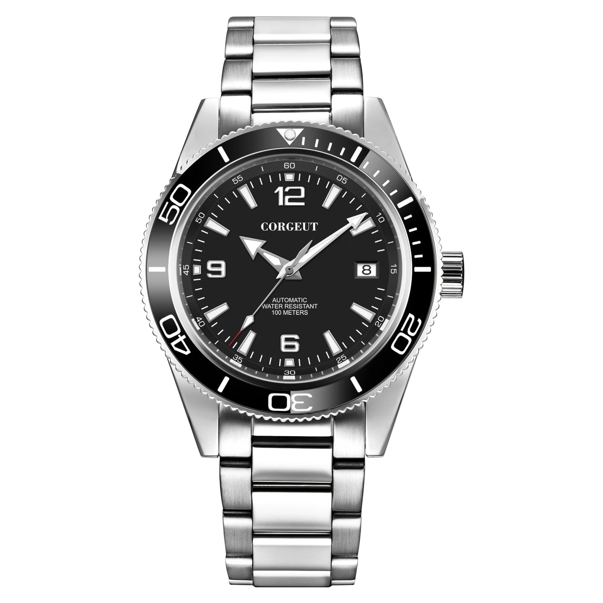Montre Automatique Homme Corgeut 41mm Saphir Lunette Céramique 200m – CLEVI Paris