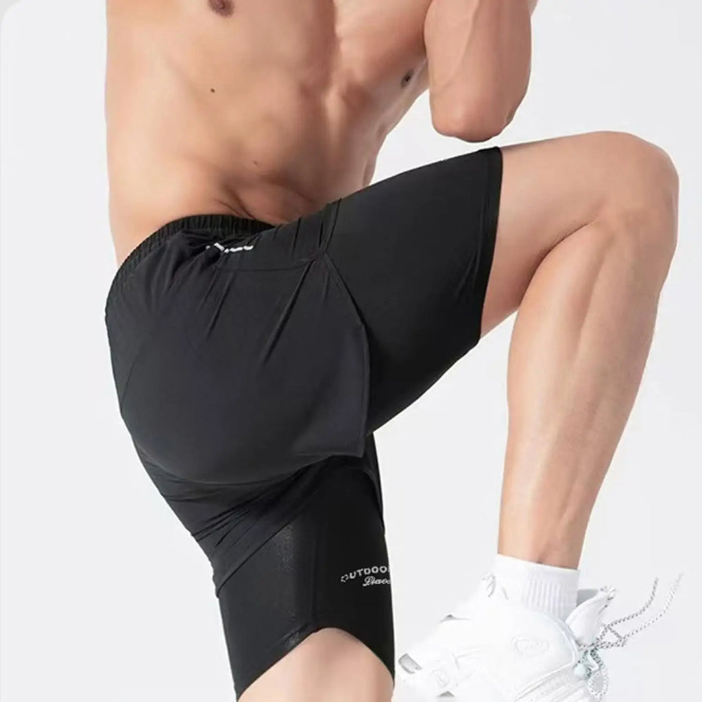Short de Bain Homme Séchage Rapide – Compression Liner Beach & Gym