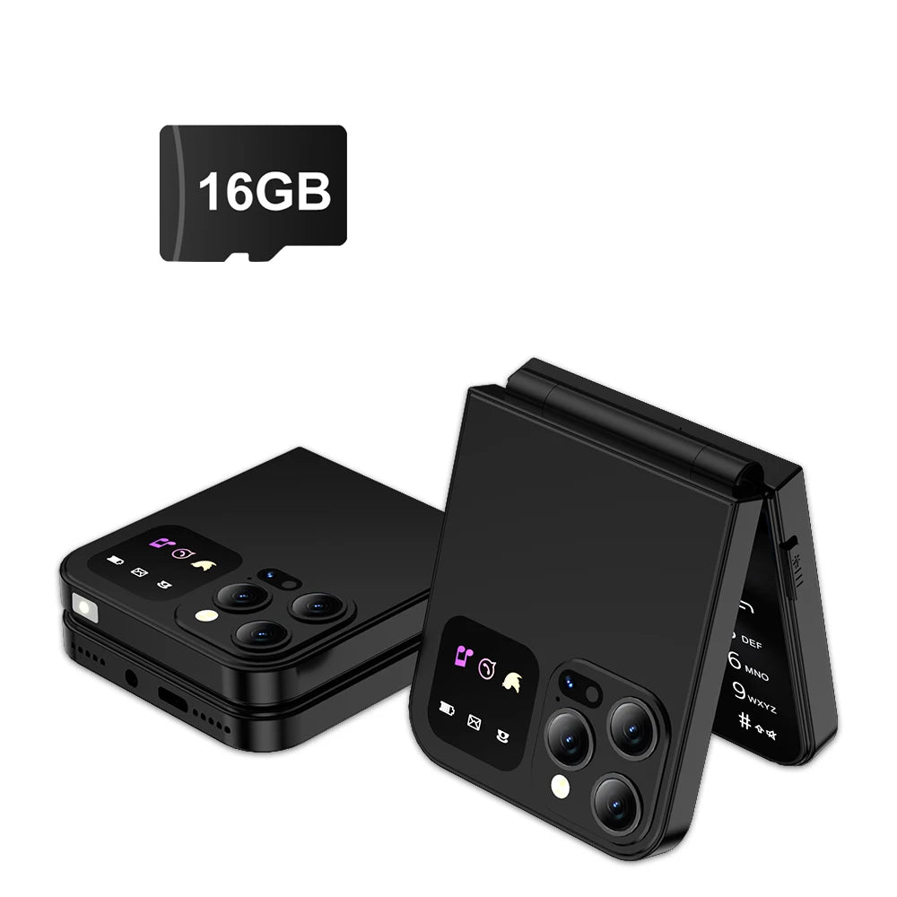 Téléphone Clapet SERVO A50 PRO – 2,4", Dual SIM 2G, Bluetooth, Enregistrement Appels, Type-C – CLEVI Paris