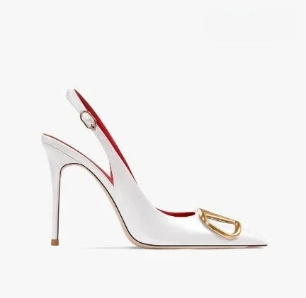 Escarpins à bride arrière et talon fin – CLEVI Paris