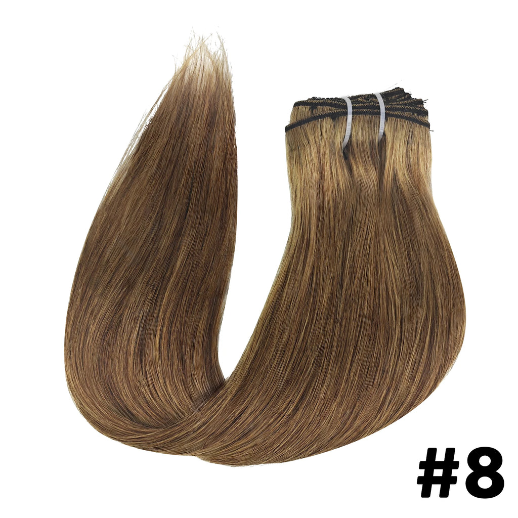 Extensions Clips Remy Droites #8 Blond – CLEVI Paris