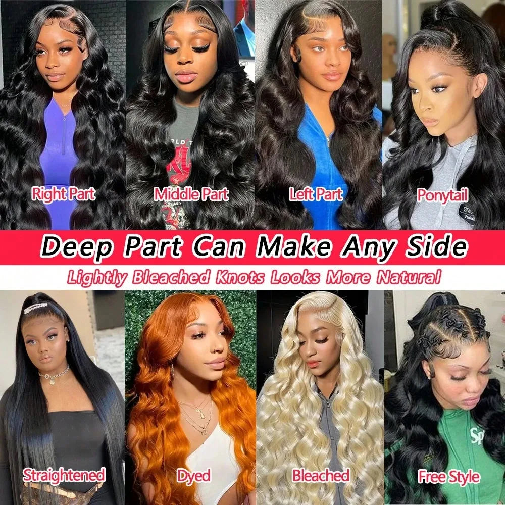 Perruque Body Wave Cheveux Humains HD Lace Front 13x4 – CLEVI Paris