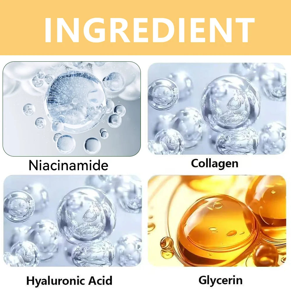 Sérum Visage 8-en-1 Hydratant & Raffermissant | Niacinamide Collagène Céramides Aloé – CLEVI Paris