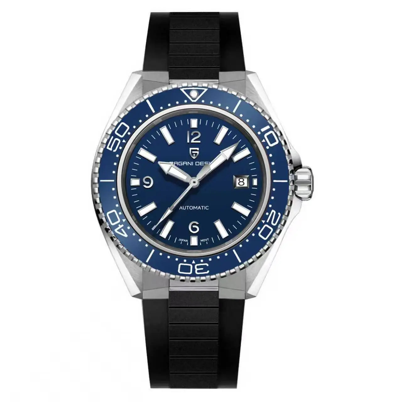 PAGANI DESIGN Montre Plongée Automatique Japonais Homme Lunette Céramique Saphir 100m – CLEVI Paris