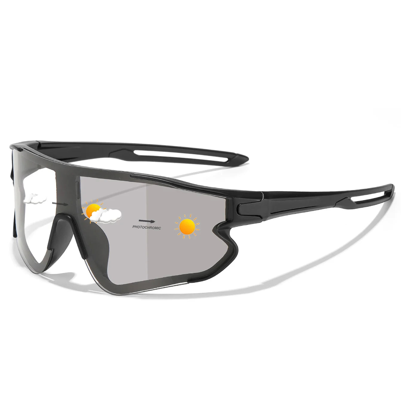 Lunettes Photochromiques Sport – Vélo VTT Running Pêche Mixte Coupe-Vent