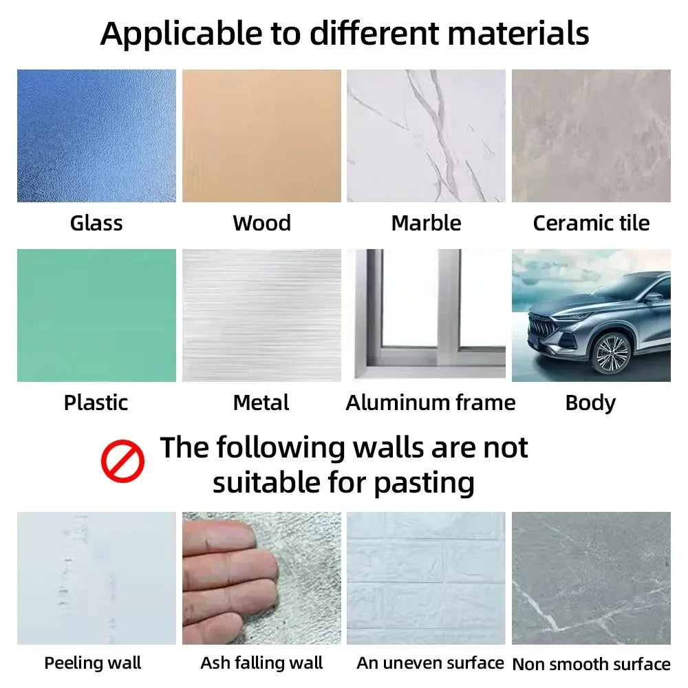 Pastilles Adhésives Double Face Nano | PVC Réutilisables, Lavables, Transparentes – CLEVI Paris