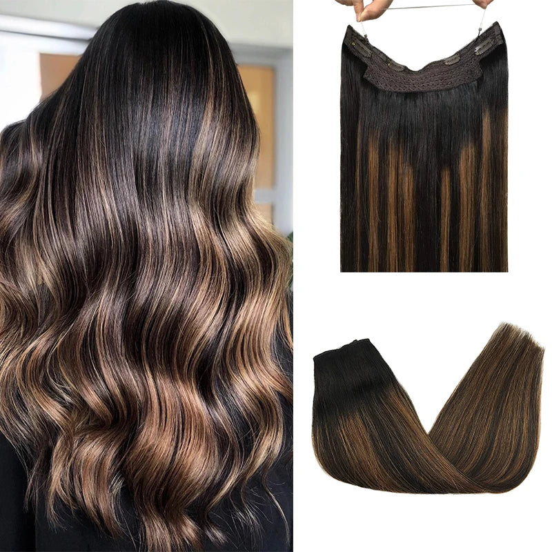 Extensions à fil invisible en cheveux Remy – CLEVI Paris