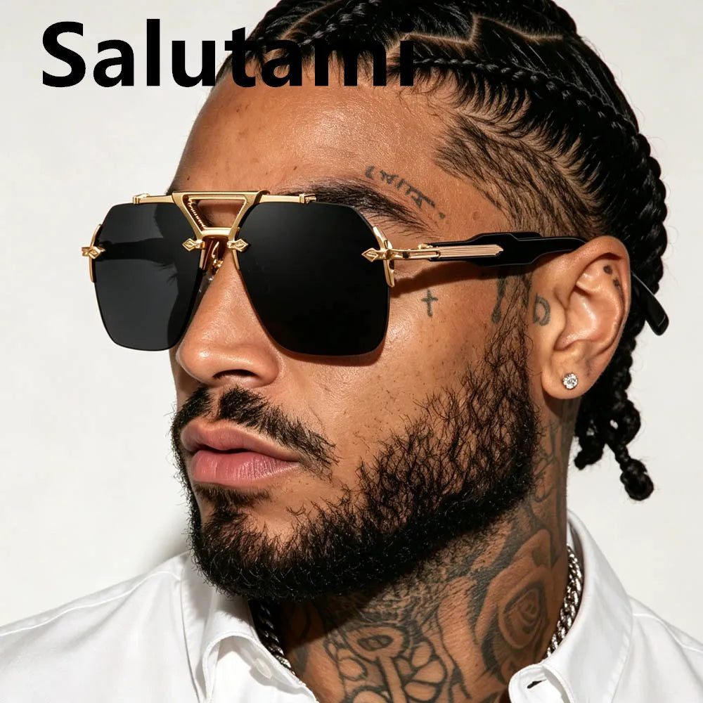 Lunettes pilote demi-cerclées Salutami – CLEVI Paris