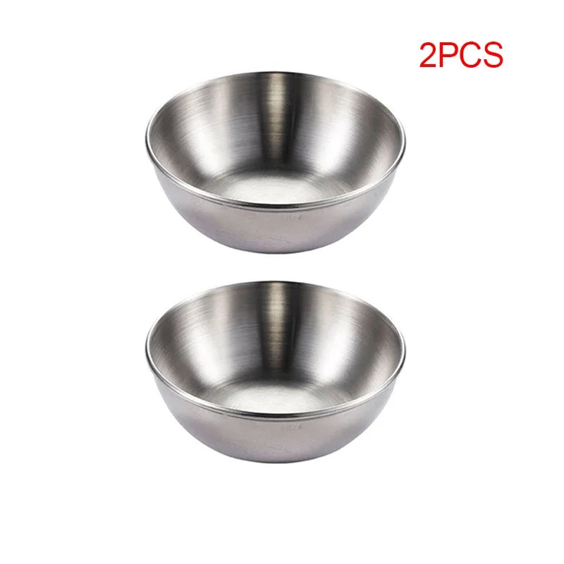 Coupelles à Sauce en Inox — Or & Argent, Lot de 2 ou 4, Apéritif & Condiments | CLEVI Paris