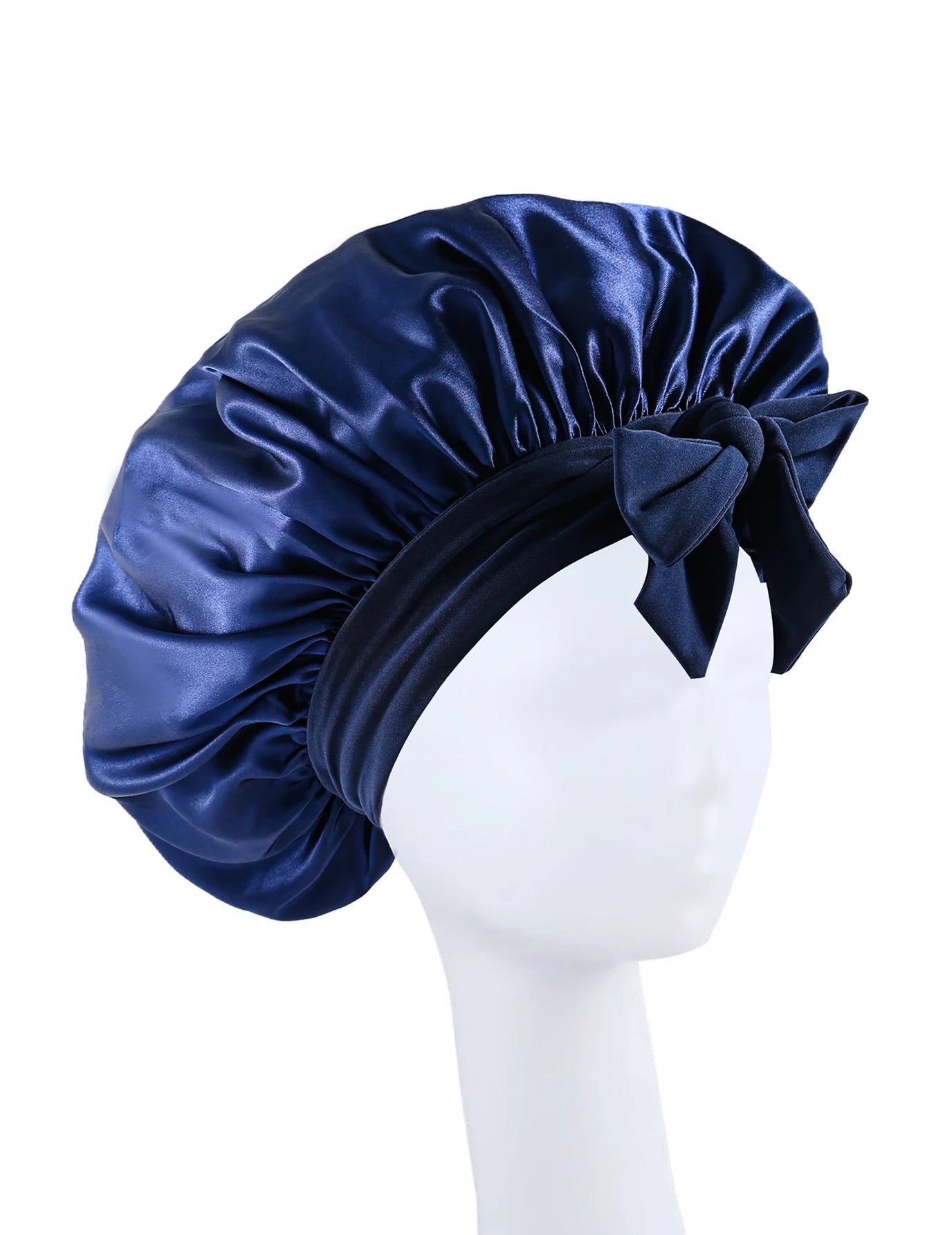 Bonnet de Nuit Satin Cheveux Bouclés — CLEVI Paris