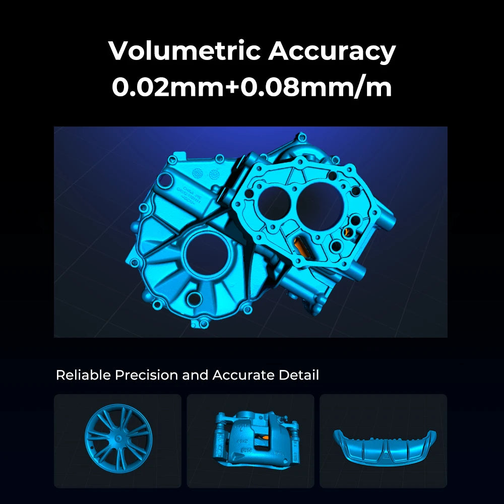 Scanner 3D Creality CR-Scan Raptor Pro – Laser Bleu & NIR 0,02mm