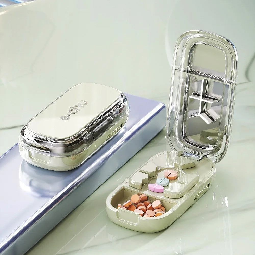 Pilulier et coupe-comprimés portable – CLEVI Paris