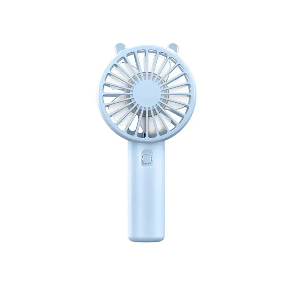 Mini Ventilateur Portable USB Rechargeable – Silencieux, Batterie 300mAh, 30min d'Autonomie, 4 Coloris
