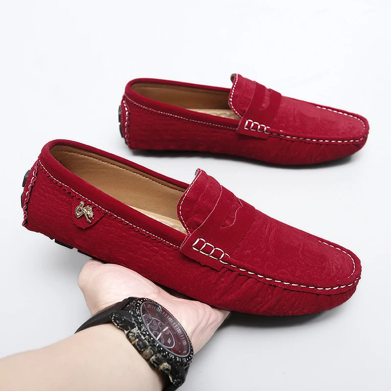 Mocassins Loafers Homme – Cuir PU Respirants Semelle Massage Casual Bureau Conduite 6 Coloris Pointures 36–48 – CLEVI Paris