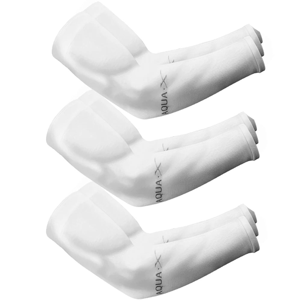 Manchettes Solaires Anti-UV Soie Glacée Unisexe Outdoor Cyclisme Conduite Pêche – CLEVI Paris