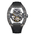BONEST GATTI BG6005 Montre Homme Automatique Squelette Saphir Tonneau 30M – CLEVI Paris